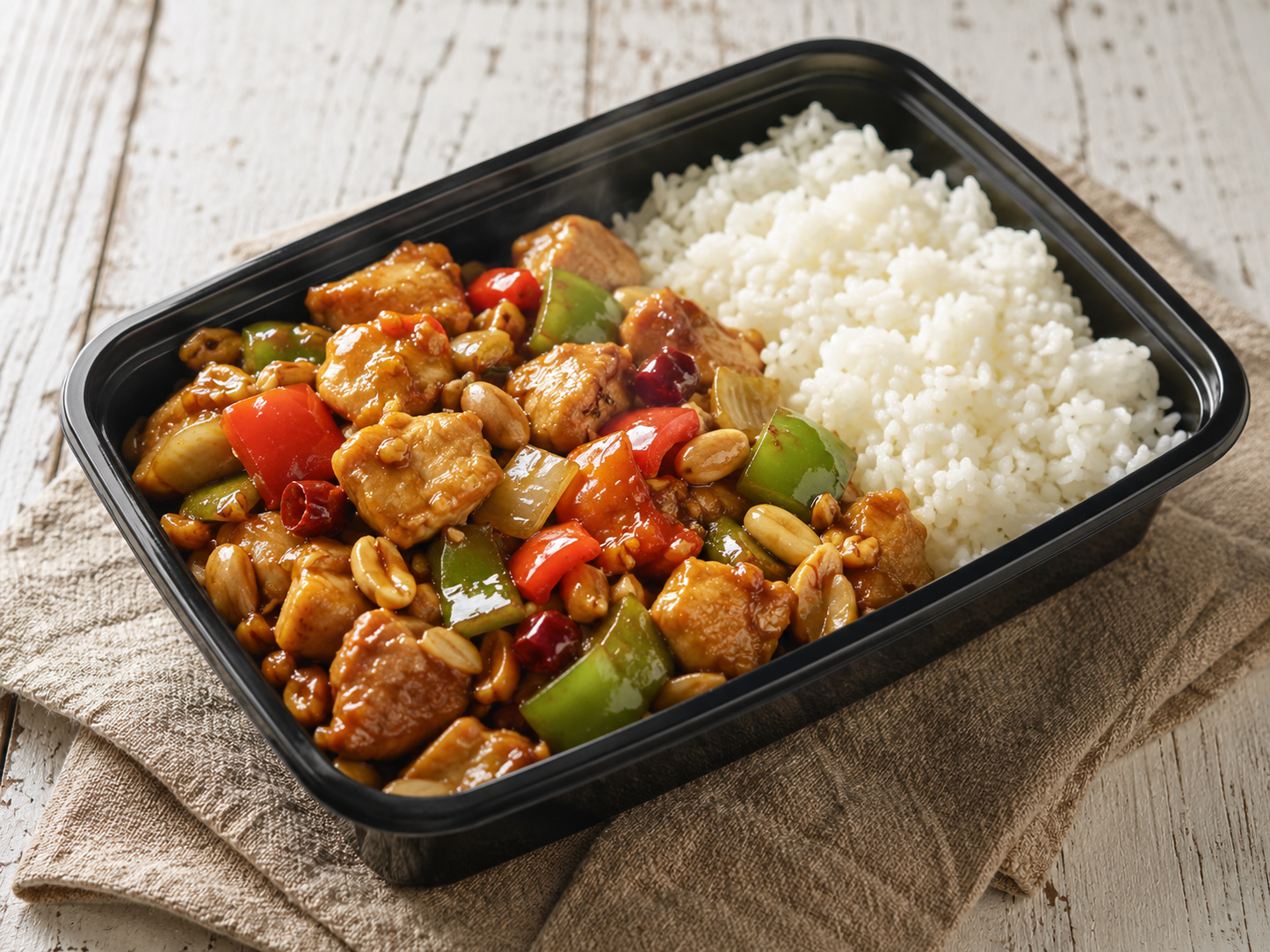 Kung Pao Chicken (Frango Xadrez)